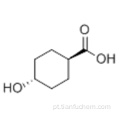 Ácido ciclohexanocarboxílico, 4-hidroxi, trans- CAS 3685-26-5